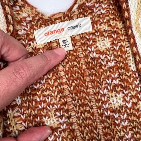 NWOT! Orange Creek Poncho - Picture 6 of 9